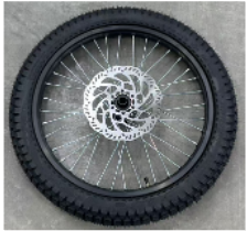 Komplettrad vorne mit Originalreifen 3.0/SR