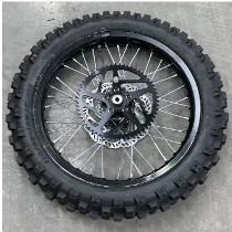 Komplettrad hinten mit MX-Reifen 3.0/SR